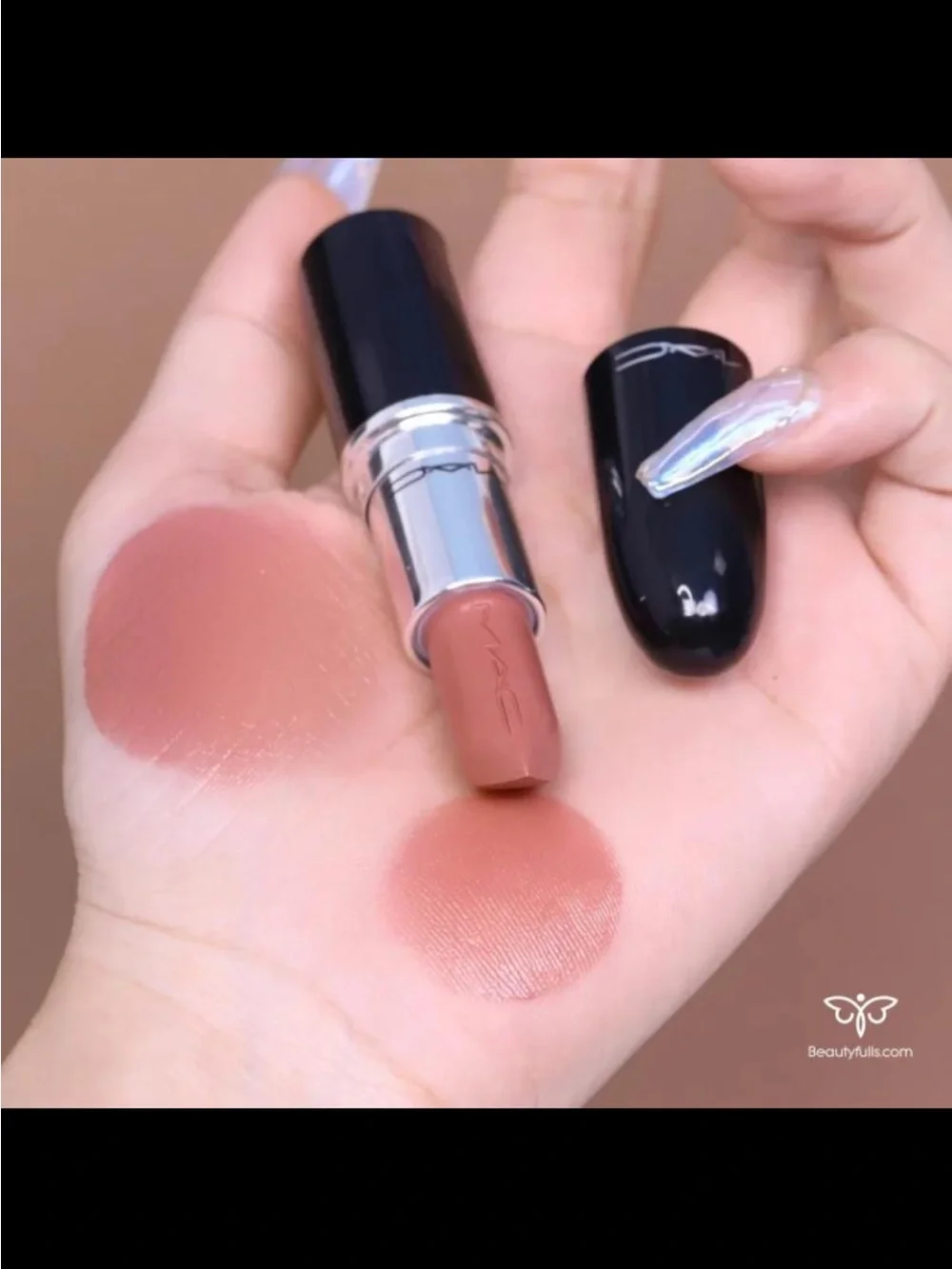 MAC Lustreglass Lipstick Thanks, It's M.A.C! 540 Full Size NIB. Retails &27  • S